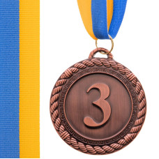 Медалі зі стрічкою 3 місце 6,5см C-6860-3