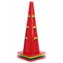 Конус-фішка з отворами для тренувань 48см (1шт.) GKС-5431 червоний