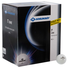 Набір кульки для настільного тенісу Donic T ONE POLY 40+ Білий штучно