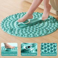 Килимок ортопедичний масажний магнітний з масажним м'ячиком Gemini Sport MYG-4204 Фіолетовий