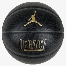 Мяч баскетбольный Nike JORDAN LEGACY 2.0 8P DEFLATED Black/Metallic Gold размер 7 J.100.8253.051.07 (Оригинал)