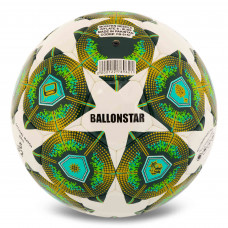 Футбольний м'яч PREMIER BALLONSTAR №5 PU FB-5157 Зелений