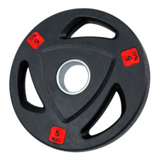 Диск олімпійський обгумований чорний Generation Fitness RCP18-5 кг