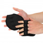 Накладки атлетические нескользящие Грипад GRIPAD WorkOut HAND PROTECTION EZOUS черный D-01