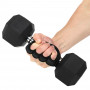 Накладки атлетические нескользящие Грипад GRIPAD WorkOut HAND PROTECTION EZOUS черный D-01