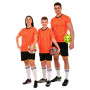 Форма футбольная комплект LIDONG Оранжево-черный 4XS-2XL D-8866-4   XXL