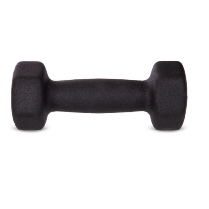 Гантель для фітнесу з неопреновим покриттям Generation Fitness FF51D4A-1.5kg (чорний)