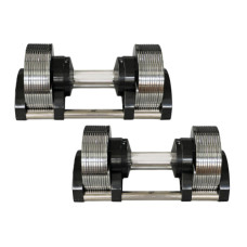 Гантелі набірні 3-24 кг Generation Fitness GF3-24kg (хром) - пара