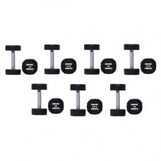 Гантельний ряд 10-25 кг Hammer Strength TPU (7 пар) 245 кг