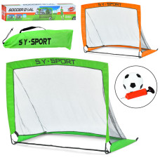 Ворота футбольні складні тренувальні MR 1391 червоний