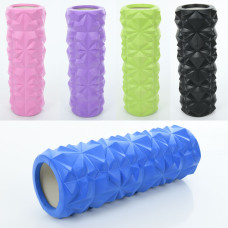 Роллер для занять йогою та пілатесом 33см*11см GR-4123 Синій