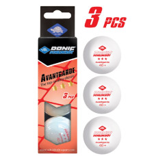 М'ячі Donic Advantgarde 3* 40 + 3шт white