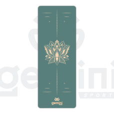 Килимок для йоги каучуковий поліуретан Pro LLLustration Gemini 183см*68см*5мм PUY-5900-6