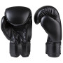 Боксерские перчатки EVL DX-380-6BK, 6 oz, чёрные