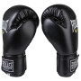 Боксерские перчатки EVL DX-380-6BK, 6 oz, чёрные