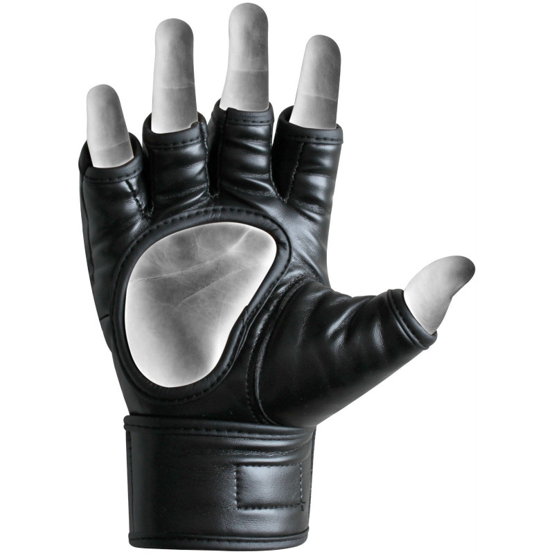 Рукавички ММА RDX Rex Leather Black XL