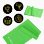 Стрічка-еспандер 5-8 кг 200х15х0.3 см XS green Generation Fitness