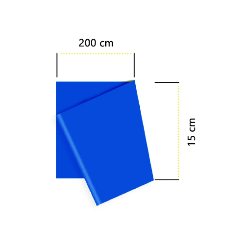 Стрічка-еспандер 6-9 кг 200х15х0.4 см S blue Generation Fitness