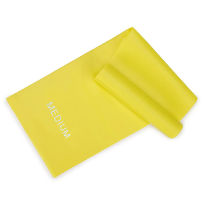 Стрічка-еспандер 9-12 кг 200х15х0.5 см M yellow Generation Fitness
