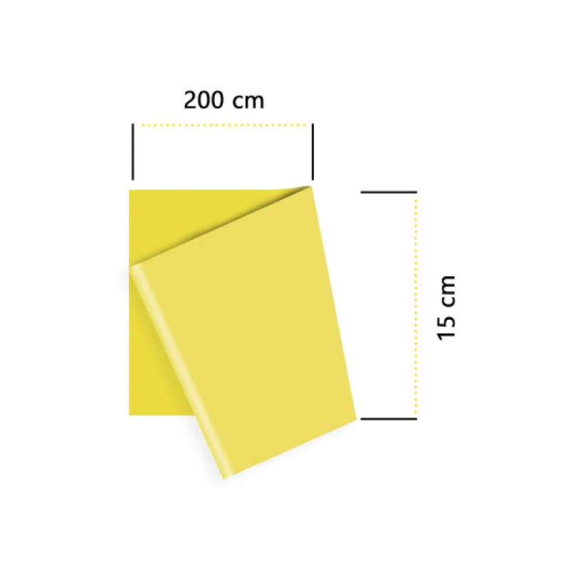 Стрічка-еспандер 9-12 кг 200х15х0.5 см M yellow Generation Fitness