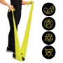 Стрічка-еспандер 9-12 кг 200х15х0.5 см M yellow Generation Fitness