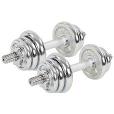 Гантели разборные хромированные GA-8210-13 2шт по 6,5кг