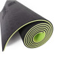 Килимок для фітнесу та йоги TPE+TC 6мм Gemini Pro GE-6BLGR