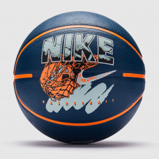 М'яч баскетбольний Nike EVERYDAY PLAYGROUND 8P GRAPHIC DEFLATED СИНІЙ/ОРАНЖЕВИЙ/БІЛИЙ N.100.4371.408.07 (Оригінал)
