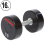 Гантель цельная профессиональная LIFE FITNESS GA-80081-16 1шт 16кг