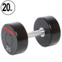 Гантель цельная профессиональная LIFE FITNESS GA-80081-20 1шт 20кг