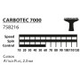 Набор ракетка для настольного тенниса Donic Carbotec 7000 with cover 758221 (Оригинал)
