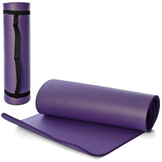 Килимок для туризму та фітнесу 10мм фіотовий NBR-10PUR
