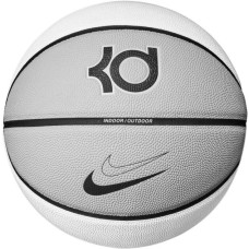 Мяч баскетбольный Nike All Court 8P K Durant Deflated Summit размер 7 White/Grey Fog/Black N.100.7111.113.07 (Оригинал)