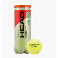 М'ячі для падел-тенісу HEAD PADEL TEAM 3B 575651, 3 шт.
