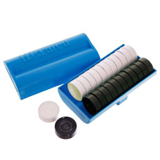 Шашки пластикові у футлярі GS-100 Помаранчевий