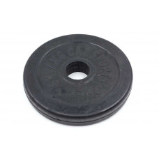 Диски для штанги обгумовані 1,25кг чорний GA-1441-1_25