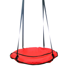 Качели подвесные для детей и взрослых, гнездо аиста Red (красный) KK-01R