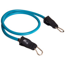 Еспандер трубчастий для фітнесу з карабіном Gemini GT-1002C-45LB 4х15x1200мм навантаження 21кг синій