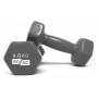 Гантелі для фітнесу з вініловим покриттям 2шт GoDo GD-4.0GREY