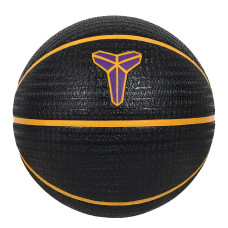 М'яч баскетбольний Nike PLAYGROUND 8P K BRYANT DEFLATED BLACK/UNIVERSITY GOLD/COURT PURP розмір 7 N.101.2519.014.07 (Оригінал)