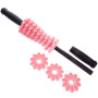 Массажер-палка роликовый цветок GI-2518