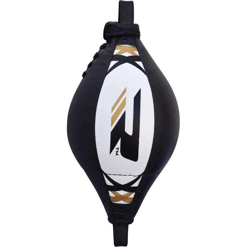 Боксерська груша на розтяжці RDX White New з гумовим джгутом