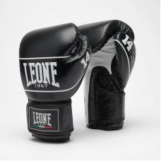 Боксерські рукавички Leone Shok Pro Black 10 ун.