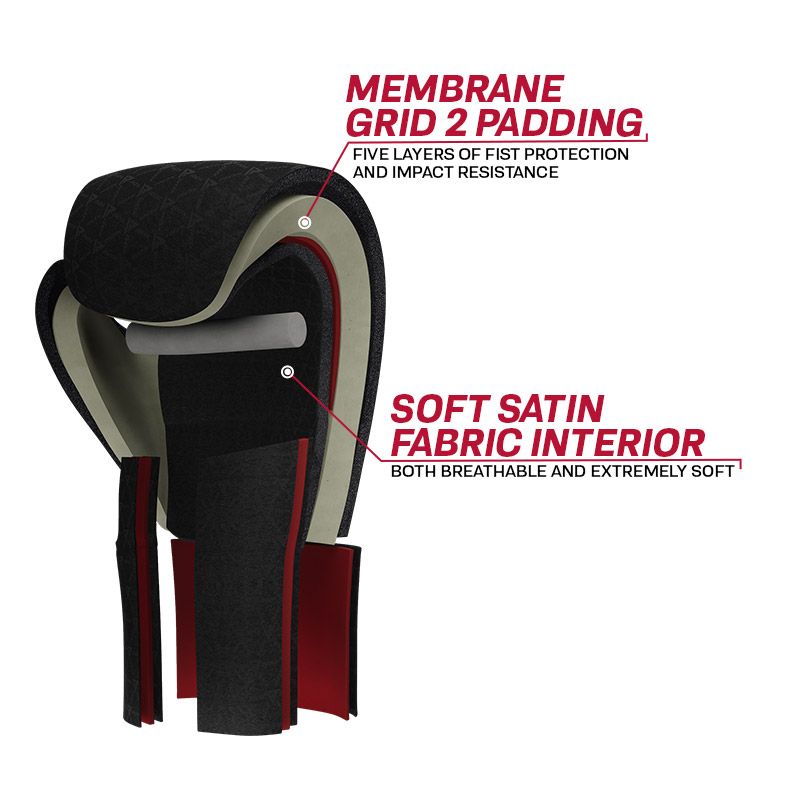 Боксерські рукавички RDX F4 Red 16 ун.