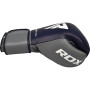 Боксерські рукавички RDX Leather Pro C4 Blue 14 ун.