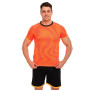 Форма футбольна комплект LIDONG Оранжево-чорний 4XS-2XL D-8866-4   L