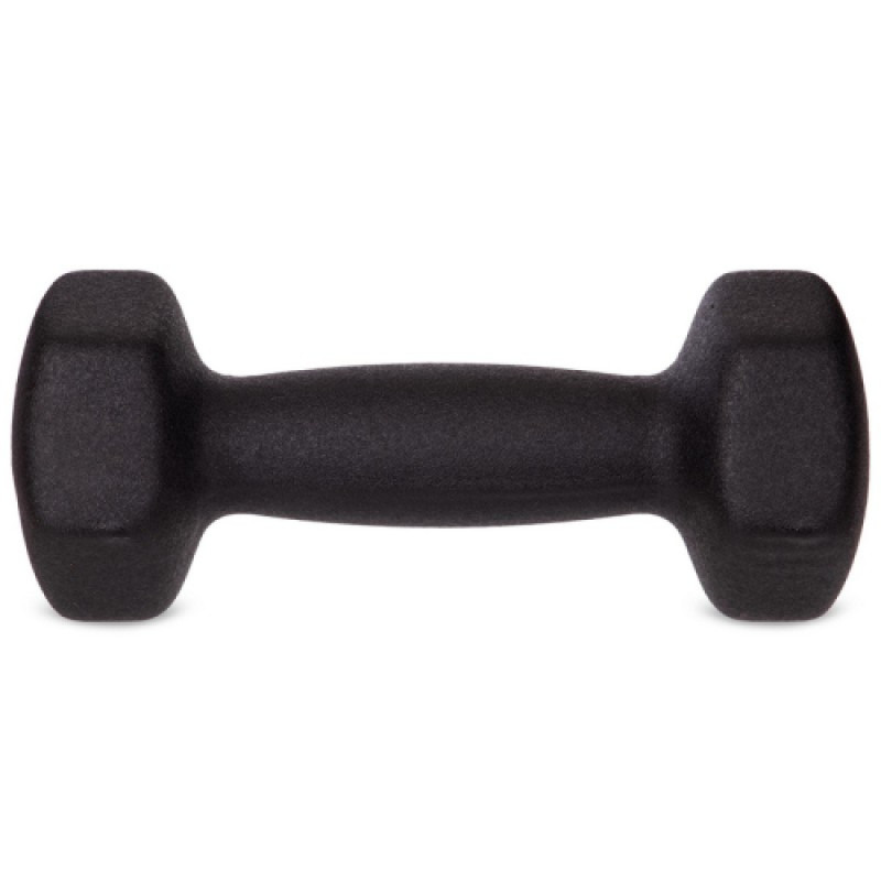 Гантель для фітнесу з неопреновим покриттям Generation Fitness FF51D4A-2kg (чорний)