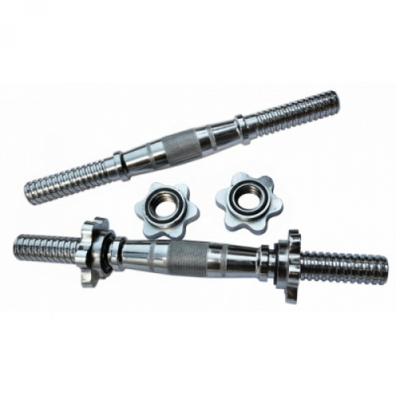 Гриф гантельний Generation Fitness DB-05-1 із замками 450 мм