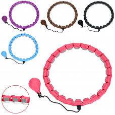 Обруч масажний інтелектуальний Хула Хуп Ntelligemt Hulahoop 4657 Фіолетовий