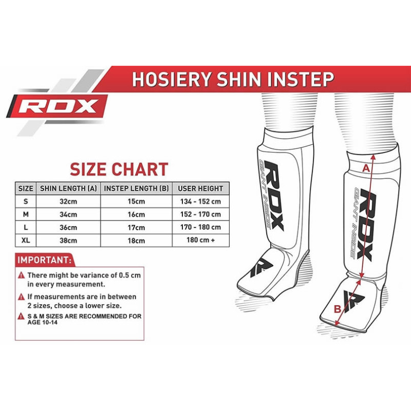 Накладки на ноги, захист гомілки RDX Soft Black M